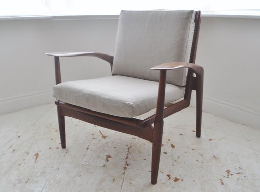 Danish Teak Lounge Armchair